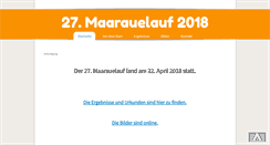 Desktop Screenshot of maarauelauf.de