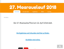 Tablet Screenshot of maarauelauf.de